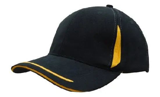 Headwear Cap With Crown Inserts & Sandwich X12 - 4098 - City Workwear